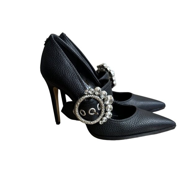 Brand NEW Karl Lagerfeld Paris Women's Sandals Heels 3-3.9 in, Color Black - Picture 7 of 15